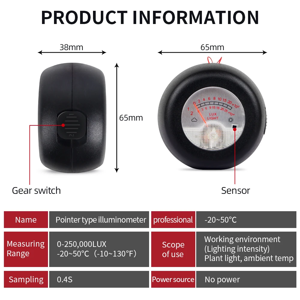 PortaMe LT001 Meter for Hydroponics Garden Plant