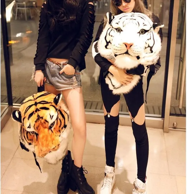 Plush Big Cat Backpack 9