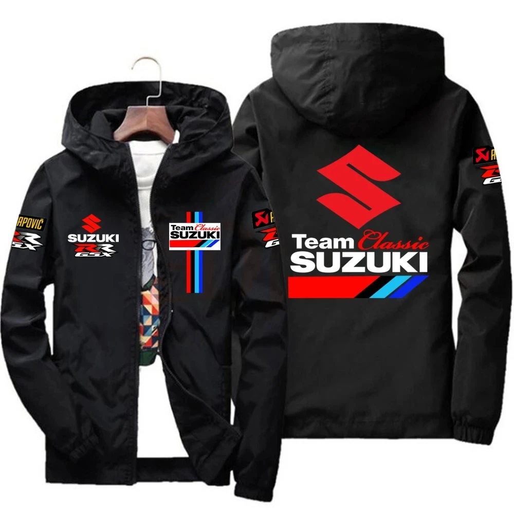 Vestes à capuche de printemps et d'automne de Style Suzuki Racing populaire 2026, vestes de Couple de Sports de plein air coupe-vent, décontractées et à la mode