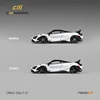 CM MODEL 1:64 765LT White with carbon hood White Diecast Model Car 2