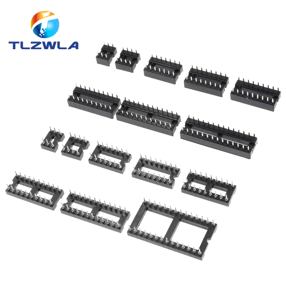 IC Socket 10PCS DIP6 DIP8 DIP14 DIP16 DIP18 DIP20 DIP28 DIP40