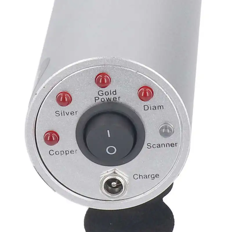 Metal Detector Locator Handheld Rechargeable Gold Search Detector Underground Treasure Tracker For Gold Silver Copper Gem