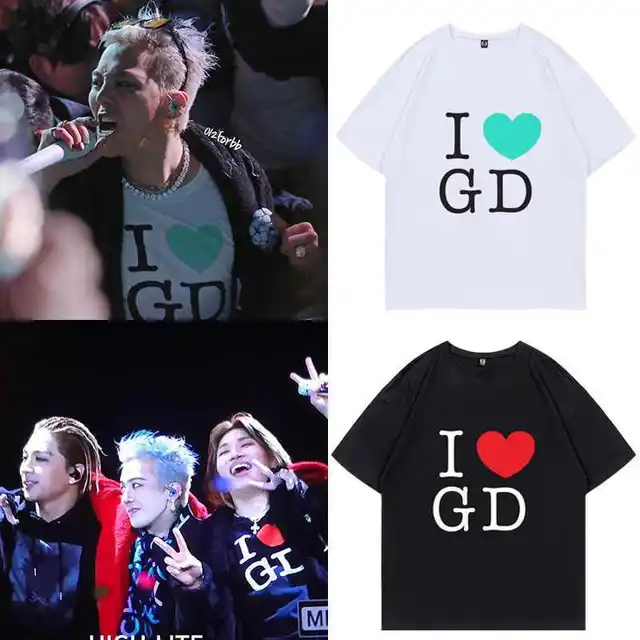 メーカー直売所 Love I Dragon G GD T-shirt Same Concert Ubermensch Shirt T アイドル
