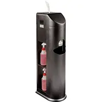 Disinfecting Wipes Gel Trash Can Cleaning Station Storage Professional Design Sanitizing Stand Slim Can Holder All-in-One 1