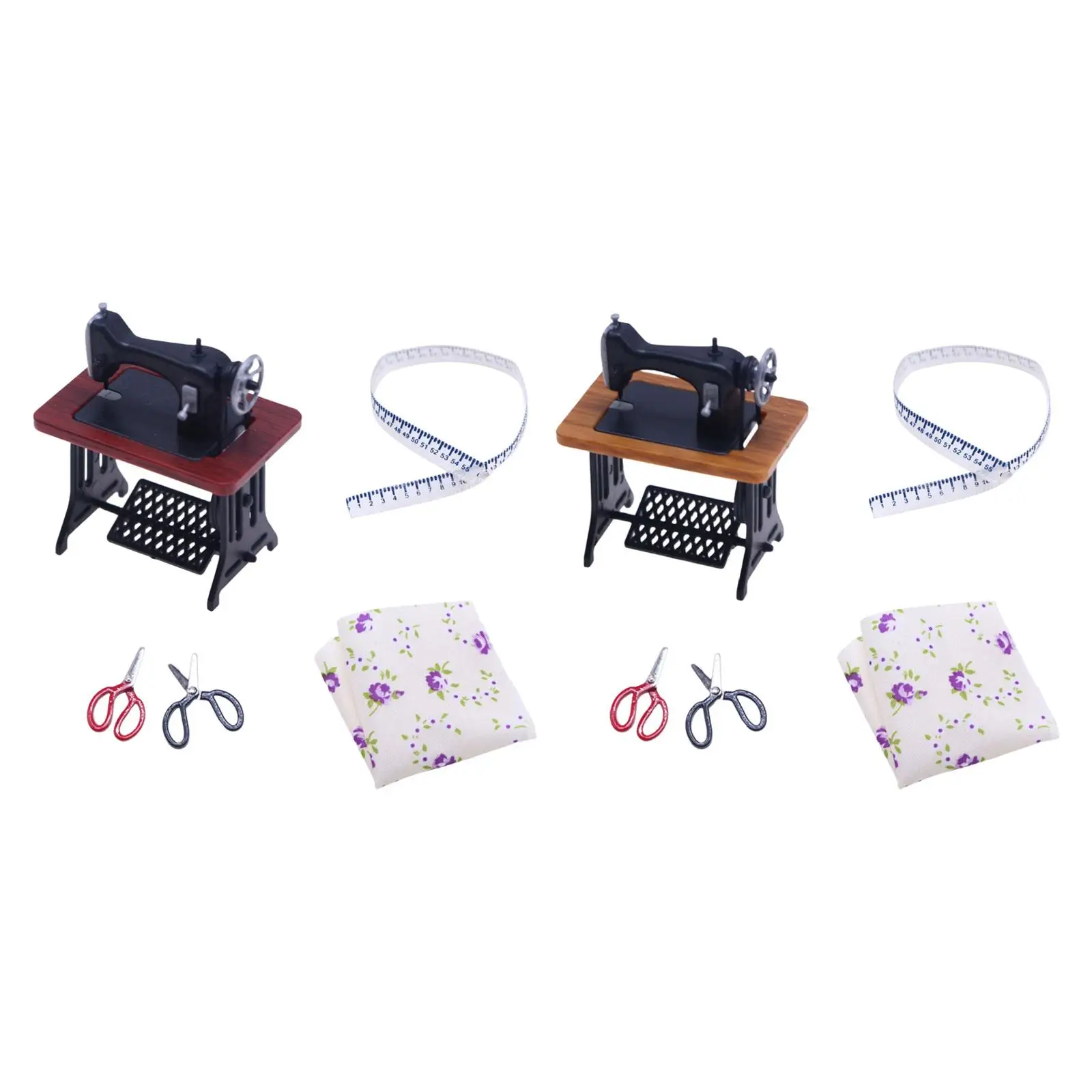 

Dollhouse Sewing Machine 1:12 Miniature Furniture for Bedroom Room Furniture