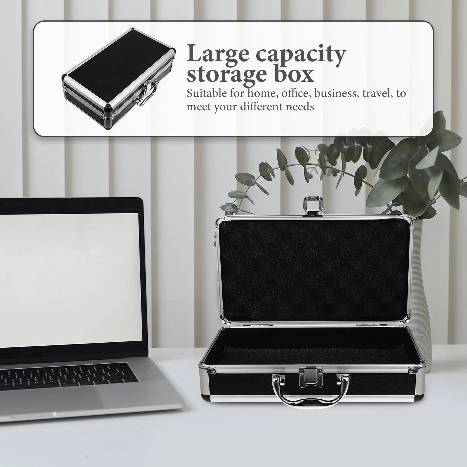 Toolbox Metal Case Boxes Toiletries First Aid Medicine Flannel Tools Container Work Storage Bins with Lids 3