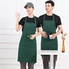 Personalized Women's Kitchen Apron for Woman Men Chef Work Apron for Grill Restaurant Bar Cafes Beauty Nails Studios Logo Design 2