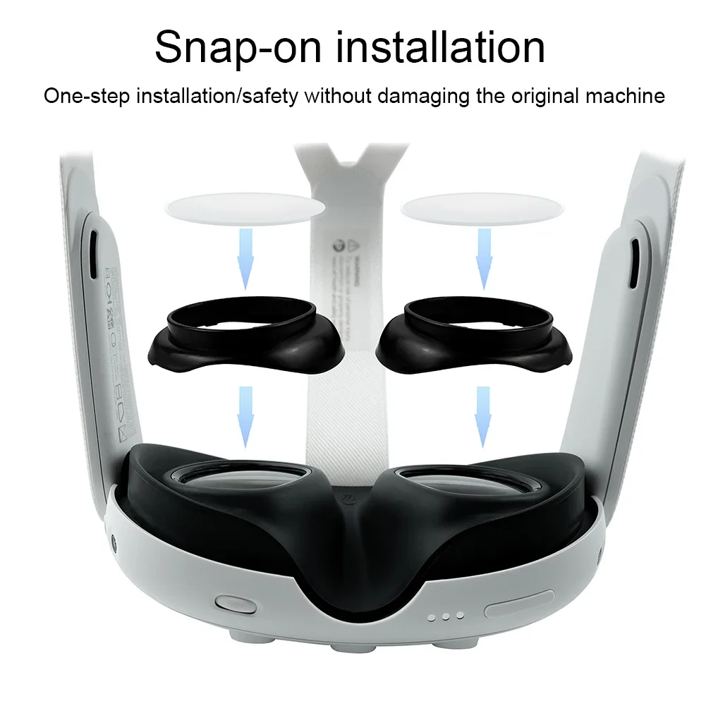 No Myopia Anti-Blue Light VR Lens Protection Frame for Enhanced Eye Comfort