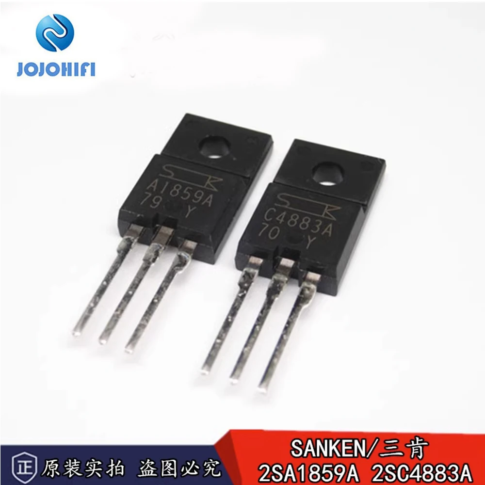 1Pair—12Pairs/Lots Original Sanken 2SA1859A 2SC4883A 150V/2A/20W A1958A C4883A udio Medium power push tube Tube IC Transistor