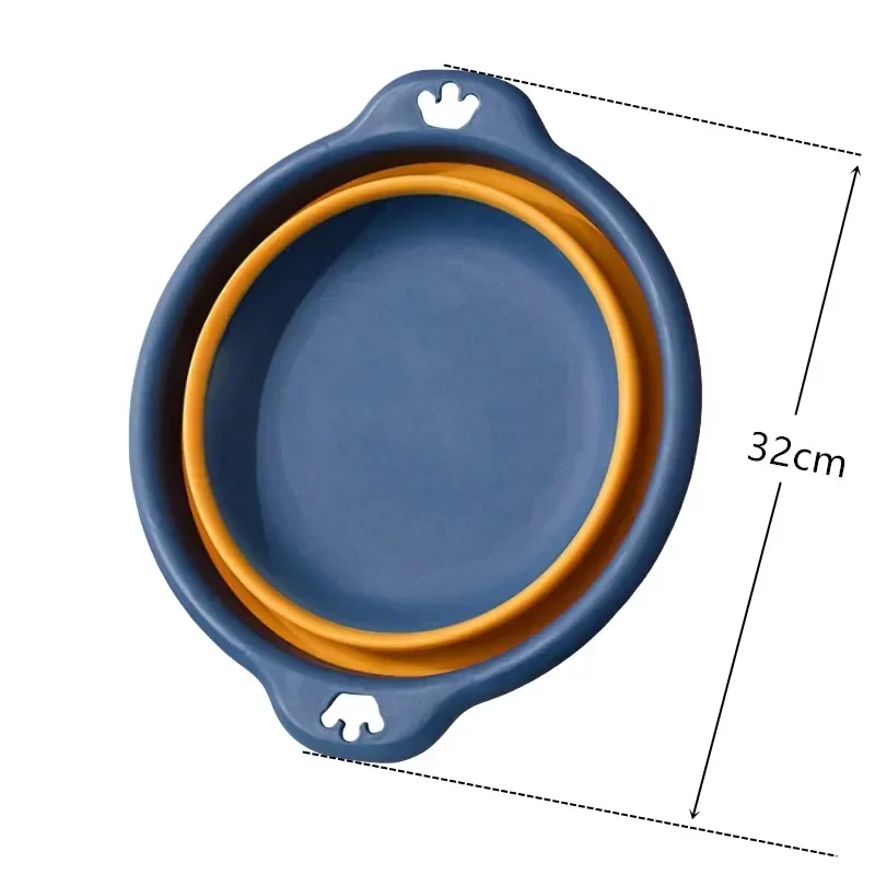 Portable foldable laundry washbasin safe and durable foldable washbasin plastic laundry basin for student dormitory