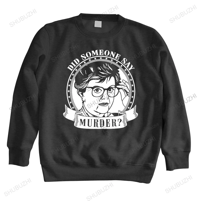 

new arrived men sweatshirts autumn DID SOMEONE SAY MURDER women unisex hoodies casual male cotton long sleeve bigger size