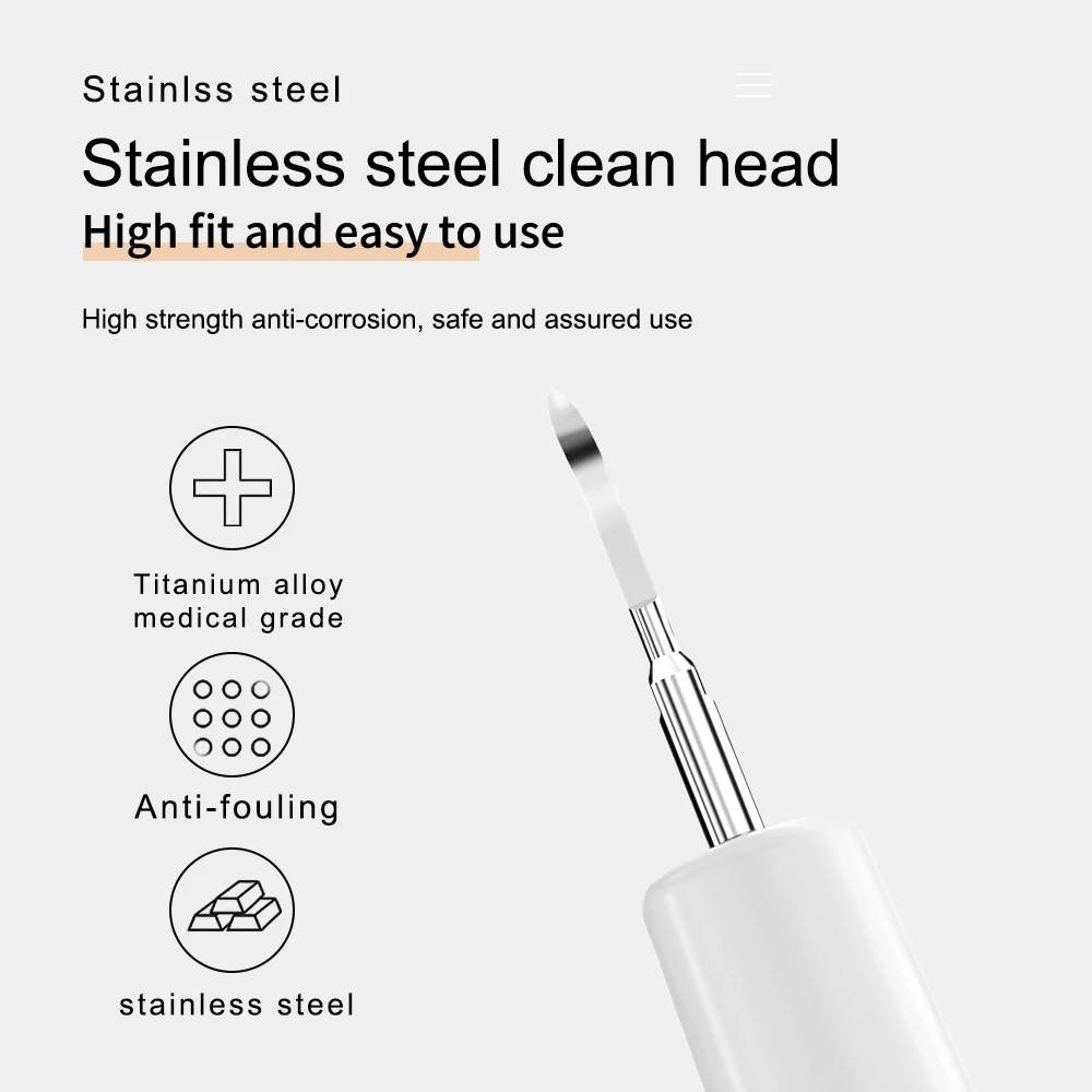 Dental Scaler Ultrasonic Teeth Cleaner Oral Dental Scaler Calculus Tartar Remover Plaque Stains Removal Tooth Whitening Cleaning tools dental cleaner dental scaler