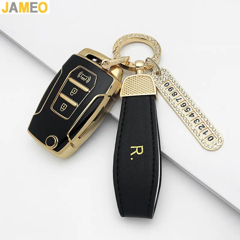 Tpu Car Key Cover Fob Case Per Ssangyong Korando 215/65 R16 225/60 R17 Remote Key Jacket Protector Accessorio Per Auto