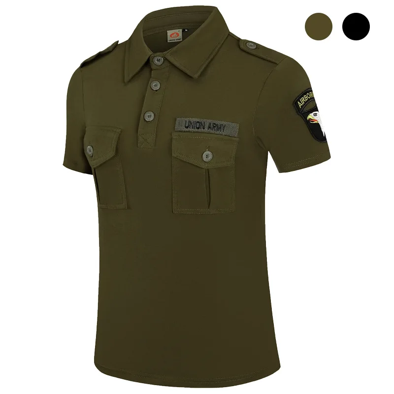 

Military Enthusiast T-shirt Hjumping Camping Uniform Summer Thin Elastic Cotton Slim Fit Waist Women's Short Sleeved Top