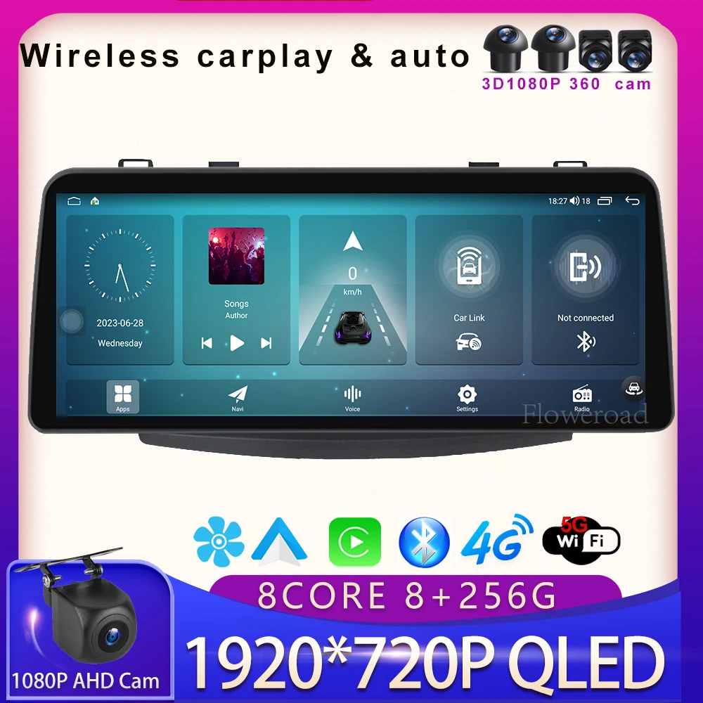 

Автомобильный радиоприемник 12,3 дюймов Android 13 для Mazda 3 2009-2013 Android автомобильный мультимедийный плеер GPS 5GWiFi BT5.0