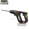 Worx Rotary Hammer WU380S Brushless 20v 1.7J 1700rpm 5300ipm Round Handle with Two Pits and Slots [Non Battery and Charger] 1