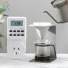 US AU UK EU Plug Digital Weekly Programmable Electrical Wall Plug-in Power Socket Timer Switch Outlet Time Clock 220V 110V AC 3
