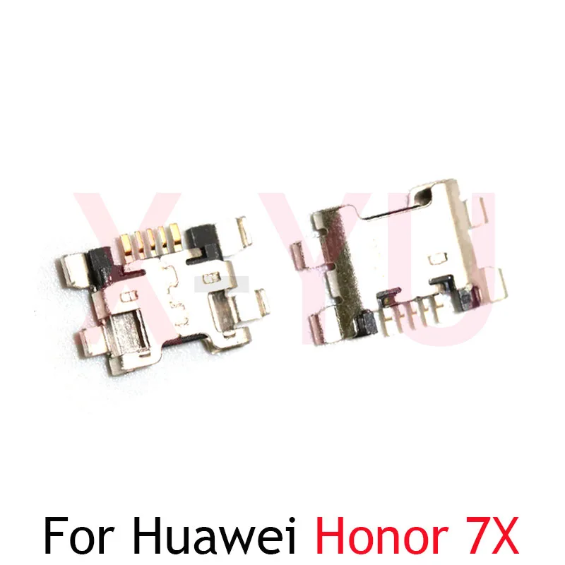 

10 ~ 100 шт. для Huawei Honor 7X 7A 7C 7S 9 Lite Micro USB разъем для подключения зарядного порта