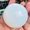50mm White Opal Ball Energy Stone Healing Sphere Decor Natural Quartz Crystals 3