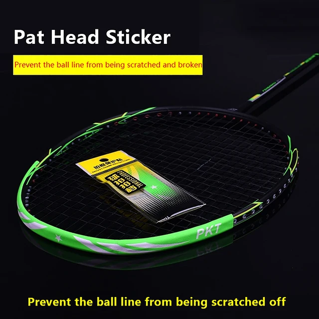 DIY Badminton Racket Head Protector Multi Color Anti-friction Simple Removable Portable Racket Frame String Tape Protector 3