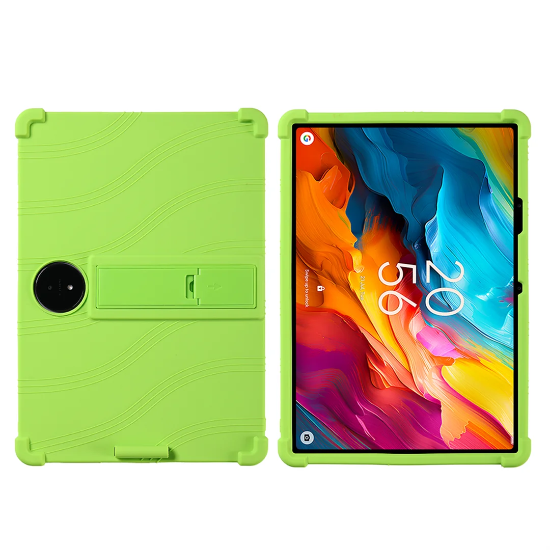 Multi-Color Silicone Shockproof Case with Hidden Stand and Full Protection
