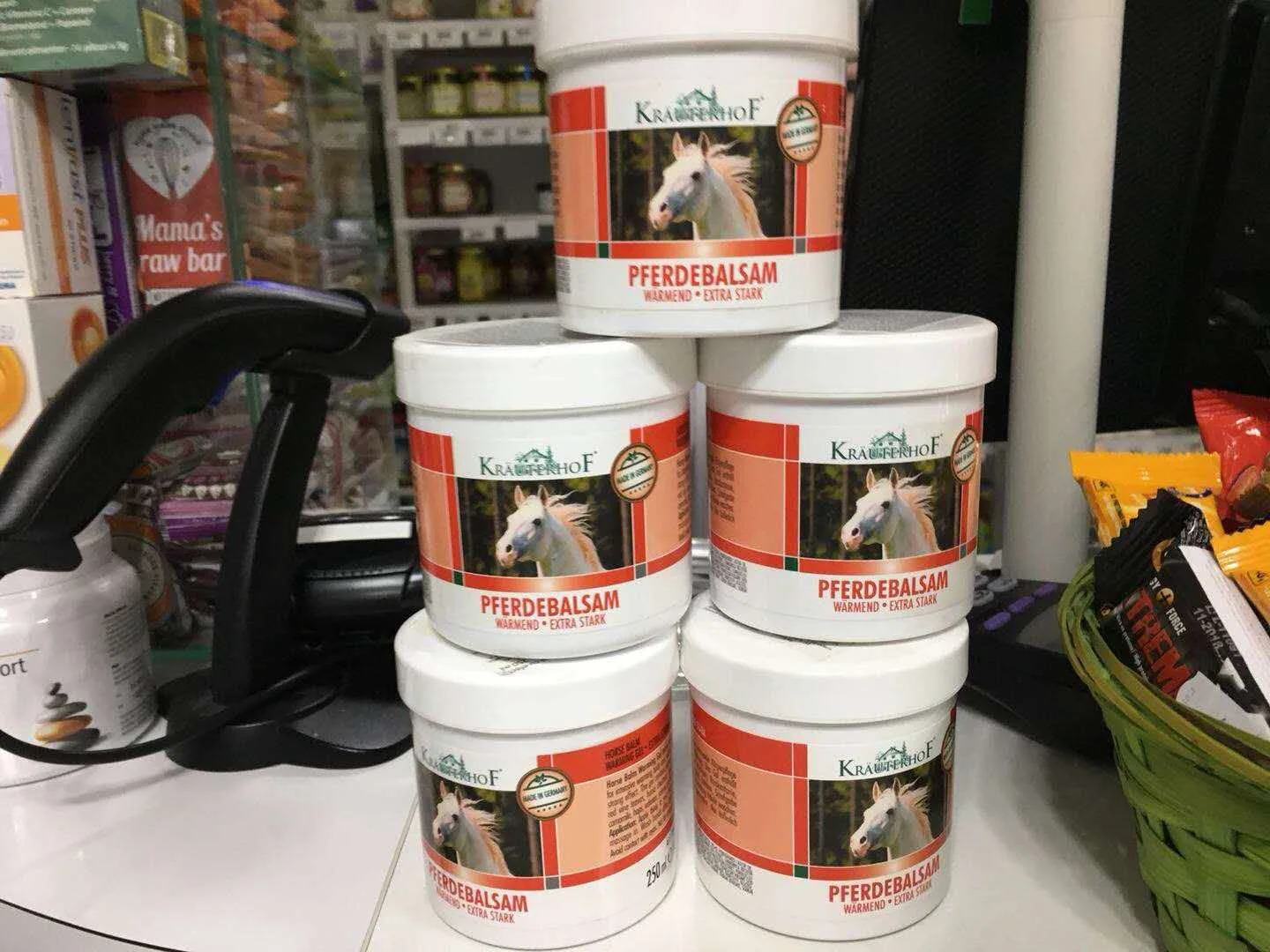 Krauterhof Pferdebalsam Warmend extra Stark warming massage gel horse