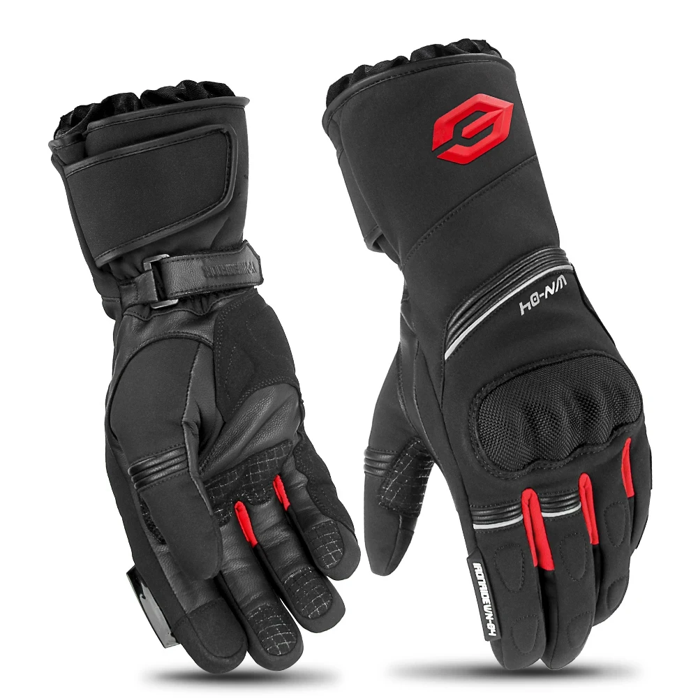 

Genuine Leather Motorcycle Gloves Touch Screen Full Finger Gloves Motorbike Motocross Guantes Moto Racing Protection Gloves