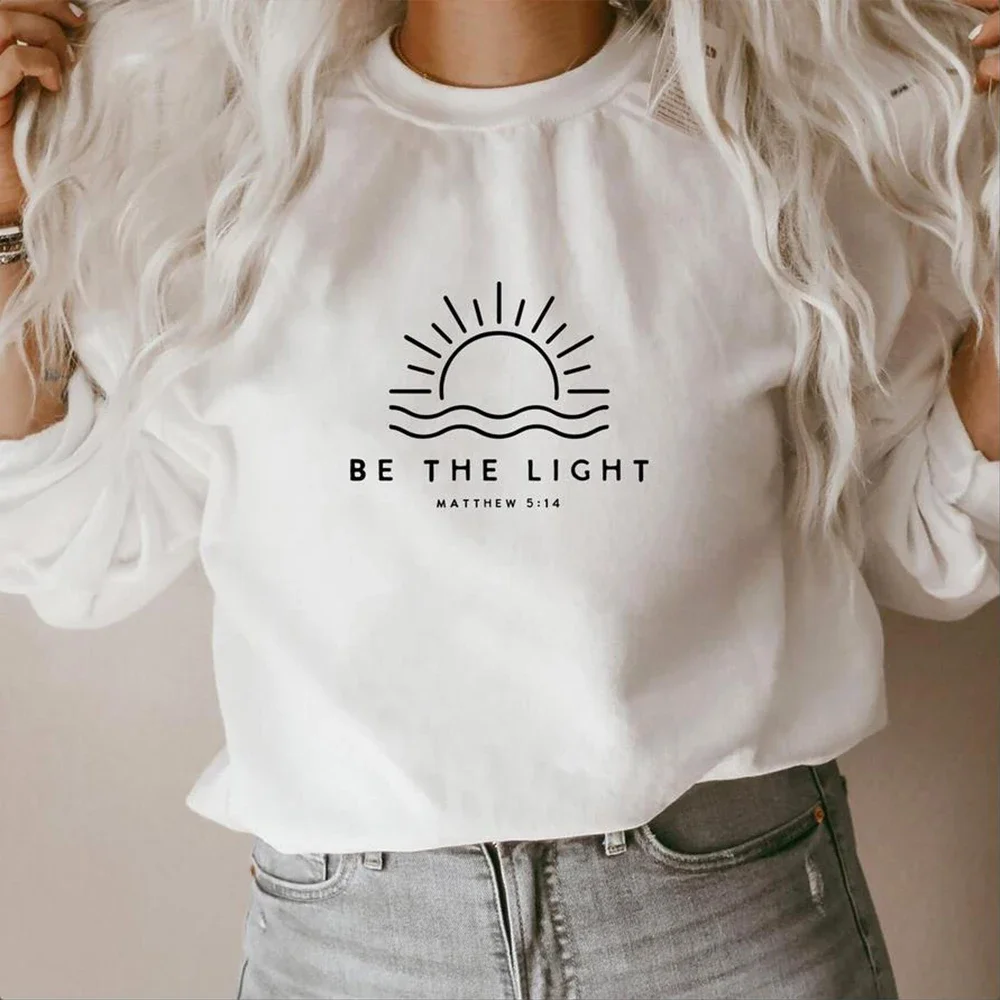 Be The Light Sweatshirt Amazing Grace Shirt Believe Shirt Self Love Graphic Tees Unisex Crewneck Sweatshirts Hoodies 3