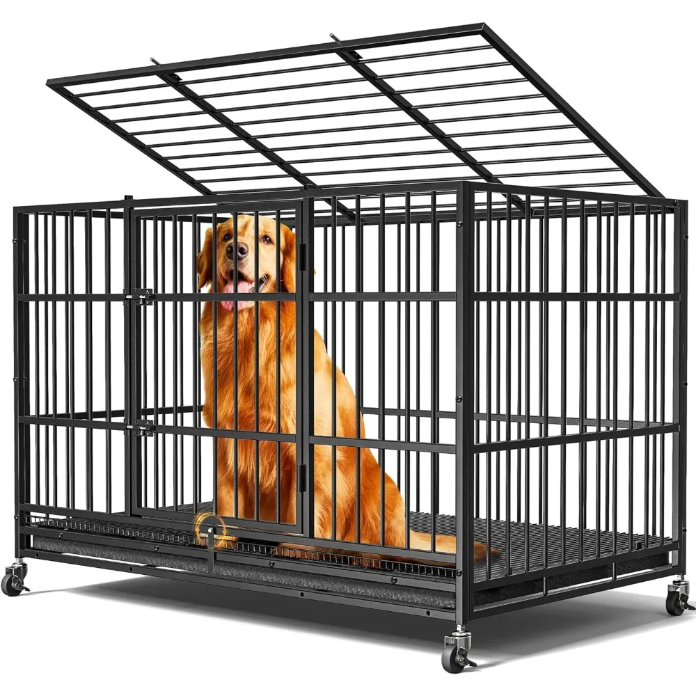Heavy-Duty Large Dog Crate 1