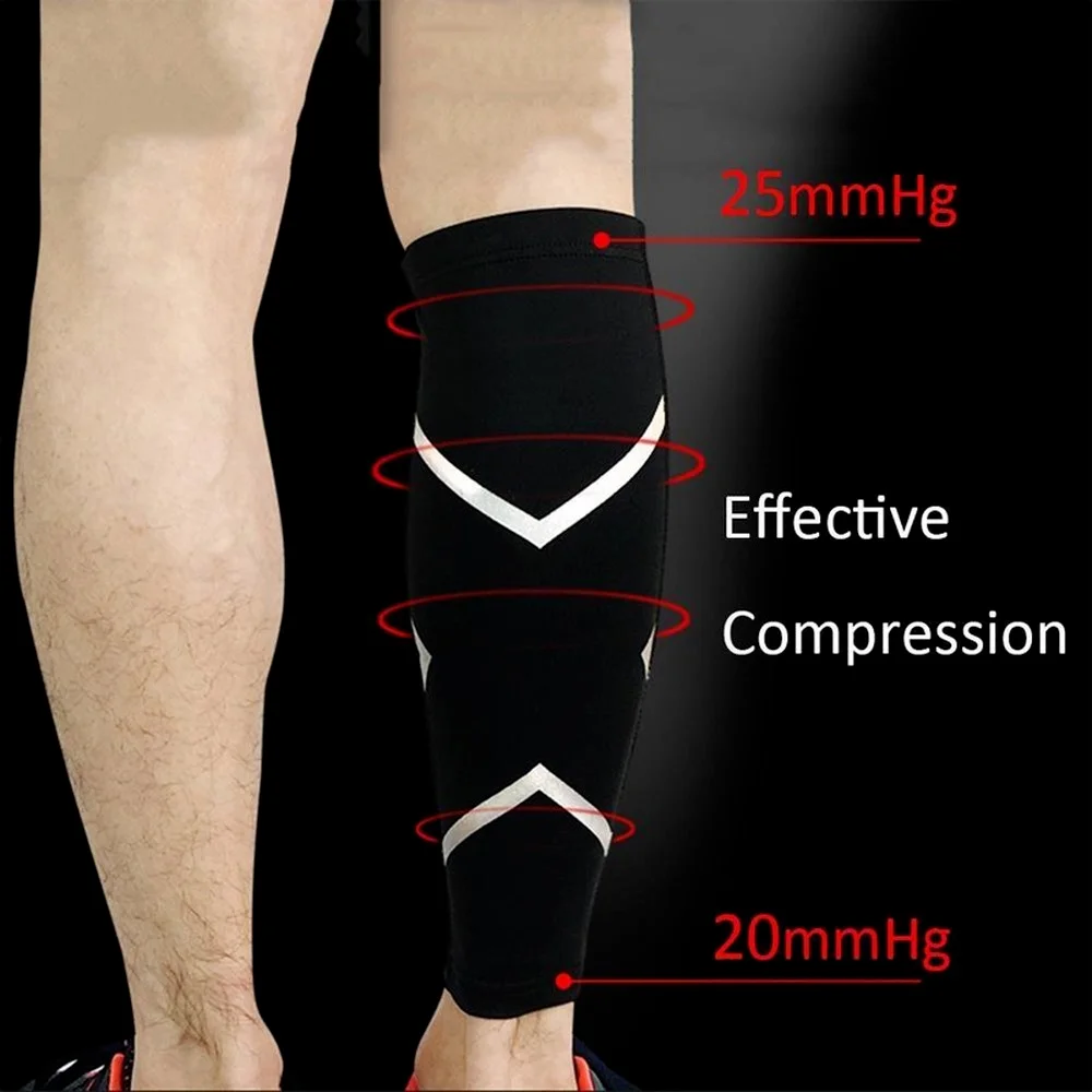 Sports Shin Guard Calf Compression Sleeves Leg Shin Compression Sleeves for Runners Cyclist Splint Blood Circulation 1Piece