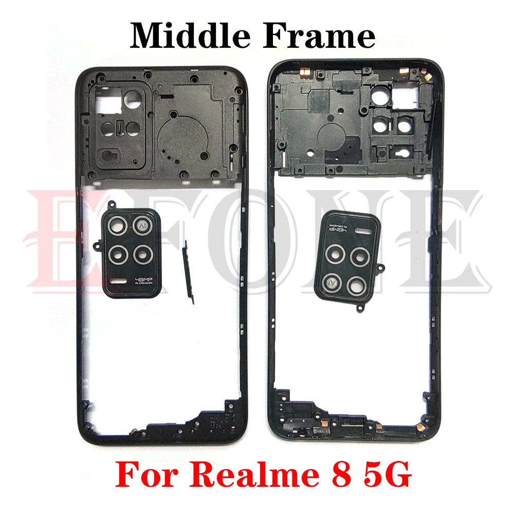 EcoDealsq】For Realme 8i Pro 4G 5G Middle Frame Housing