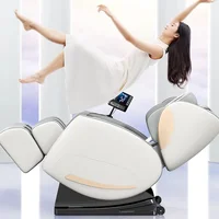 Full Body Zero Gravity Electric Roller Massage ChairDeluxe Heated Touch ScreenMultiple Shortcut Buttons Support Voice 2