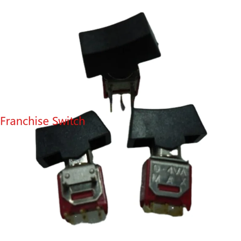 

10PCS Micro Button Switch, Rocker Boat Shaped Rocker, Bent Foot, 2nd Gear