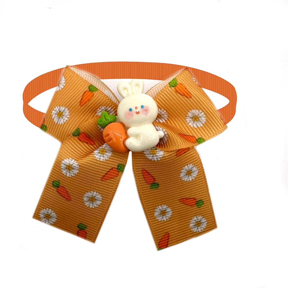 50/100pcs Easter Pet Dog Bow Ties Small Dog Fashion BowTie Adjustable Collar Pet Grooming Bows Dog Accessories for Small Dogs 5