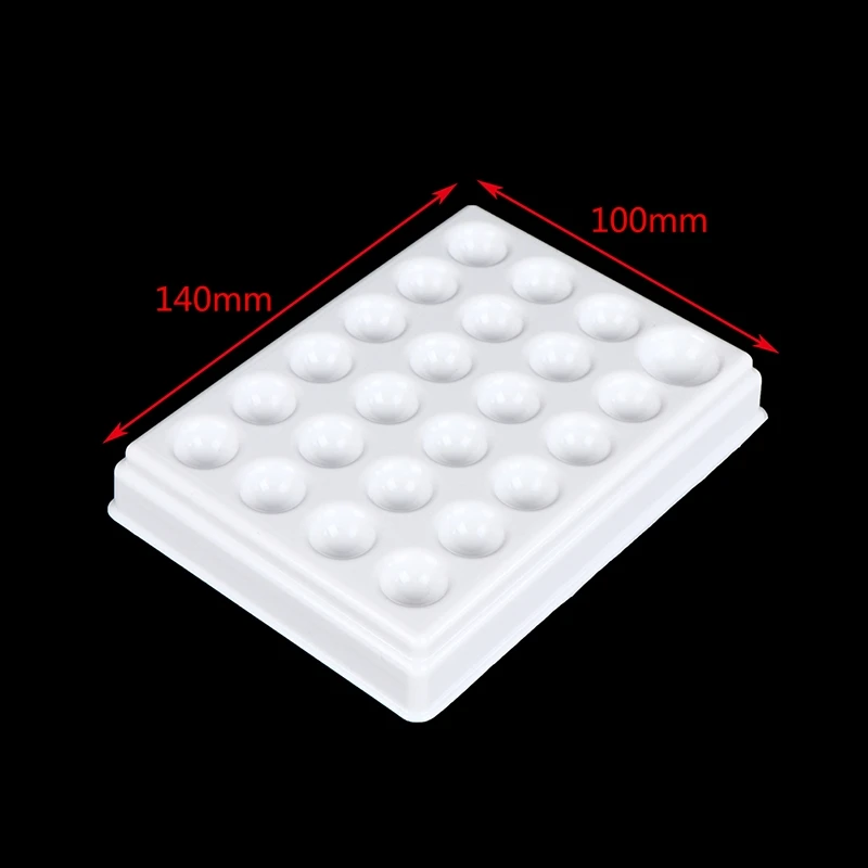 Dental Lab 24 Slot Plastic Palette Watering Plate Mixing Plate Mixing Tool color palette,watercolor palette