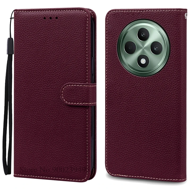 Leather Wallet Flip Cover for Oppo Reno 12 – Premium Phone Case