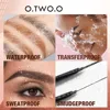 O.TWO.O 3 In 1 Eyebrow Pencil With Eyebrow Trimmer Precise Brow Definer Natural Brown Grey Color Waterproof Eye Brows Pen 4