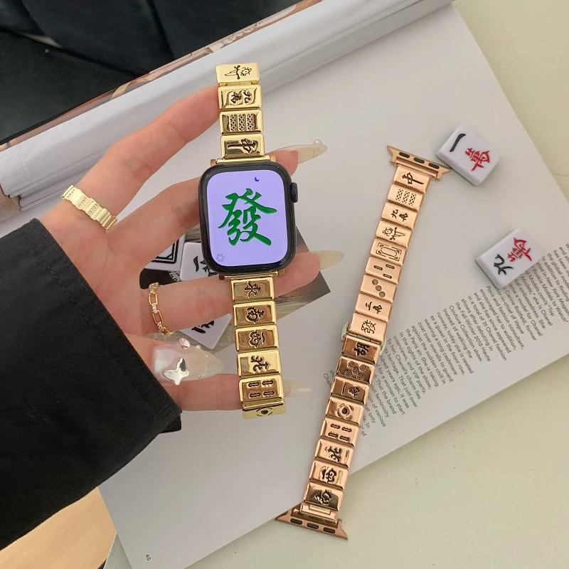 Apple Watch ø   Ʈ 9 8 7 6 5 SE 4 3 38/40/41/42/44/45mm iWatch UItra 2 49mm  м INS ߱ ݼ 