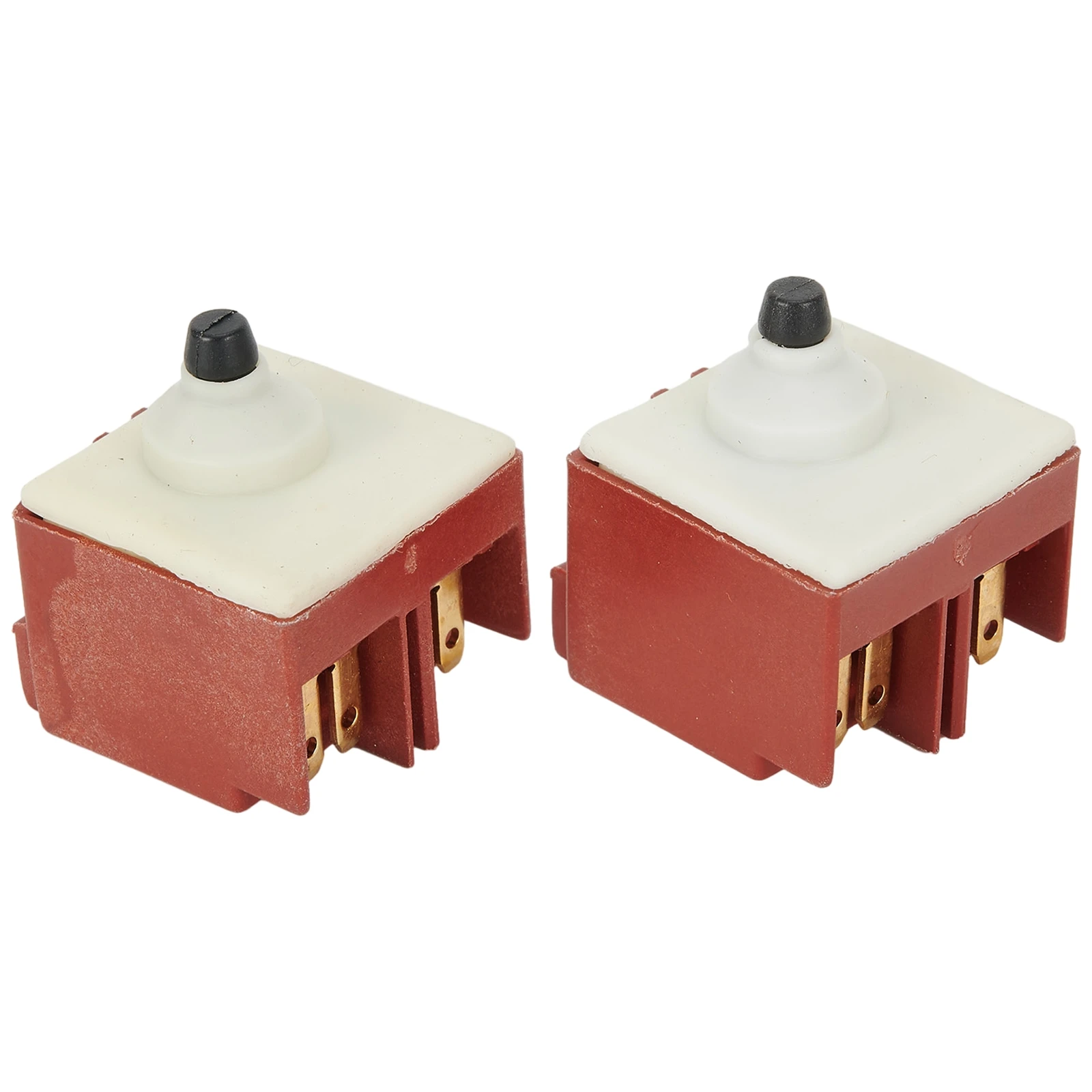 

2pcs Angle Grinder Switch 27*25.5*20mm Size 250V 5A Momentary Contact For 6-100/8-100 Angle Grinder Power Tool Accessories