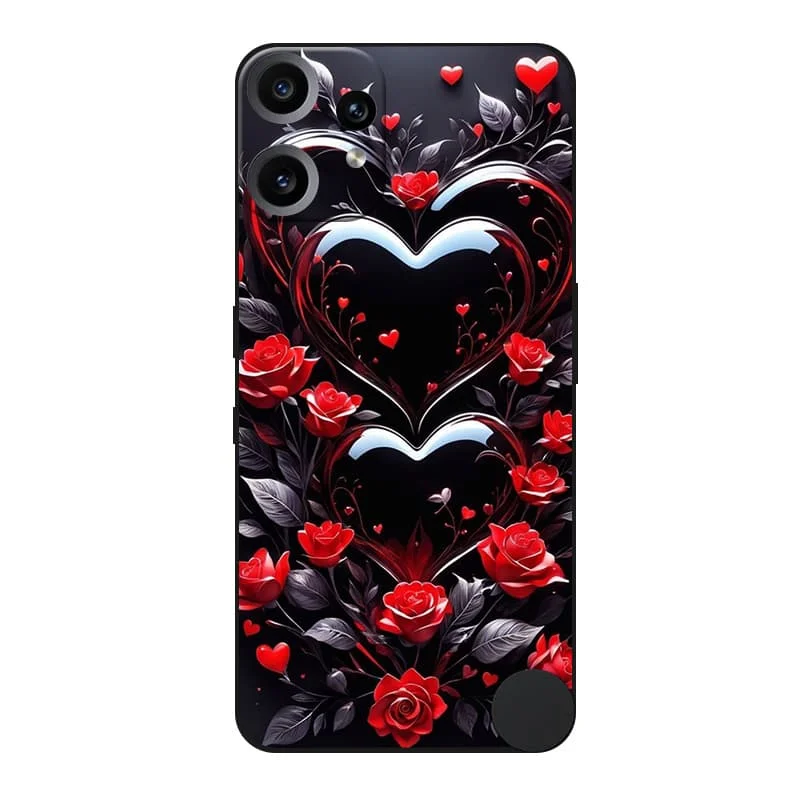 Sleek Black Silicone TPU Protective Bumper Case