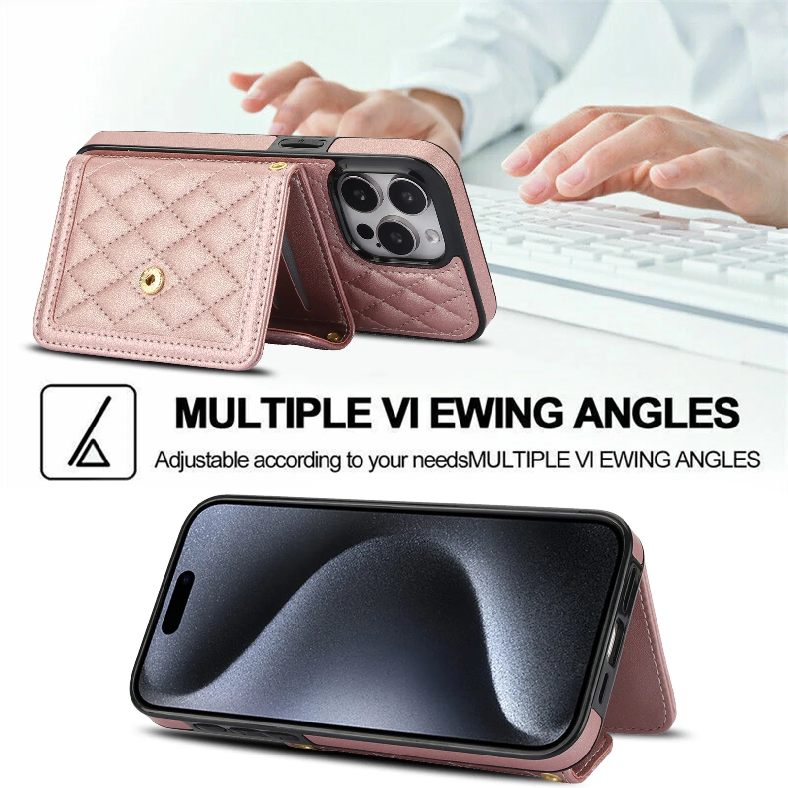 Designer Crossbody Phone Case with Card Slot Holder