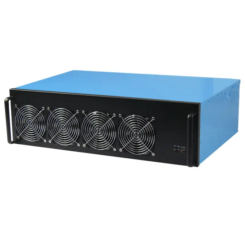 8개의 GPU를 장착한 서버 리그 머신, I3 4130 CPU 풀세트 서버 케이스, 3080 시리즈 카드 GPU 섀시용