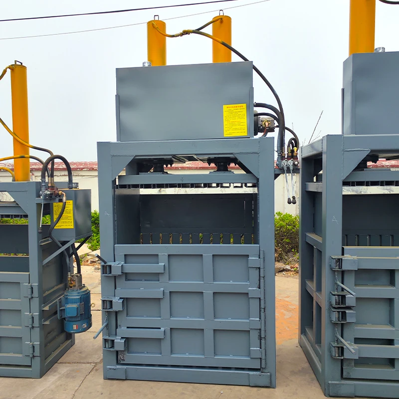 Vertical Semi-Automatic Hydraulic Packer /Waste Paper Baler Of Garbage Station /Waste Cloth Waste Compressor 4