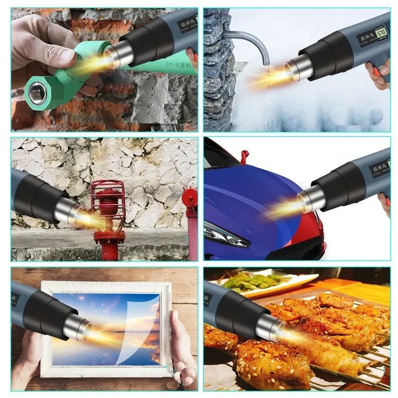 220V 2000W Variable Electric Heat Gun Advanced Hot Air Temperatures Adjustable hot air gun heat gun