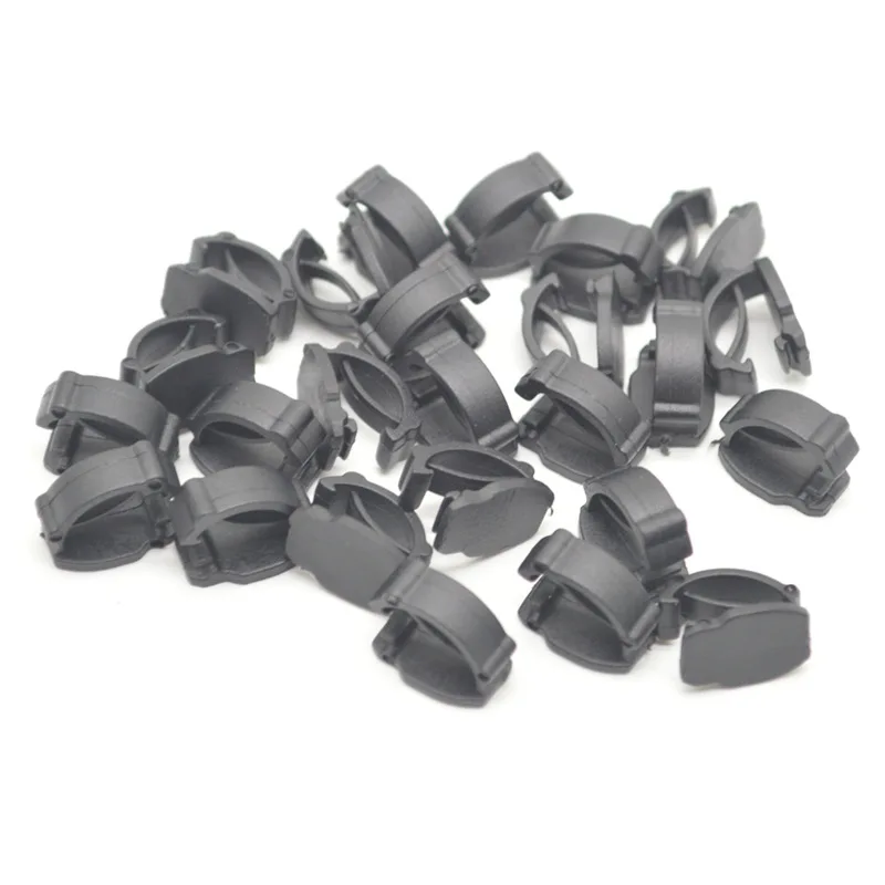 Buckle Plastic Button Shoe Charm Plastic Jewelry Light Buckle 50pcs