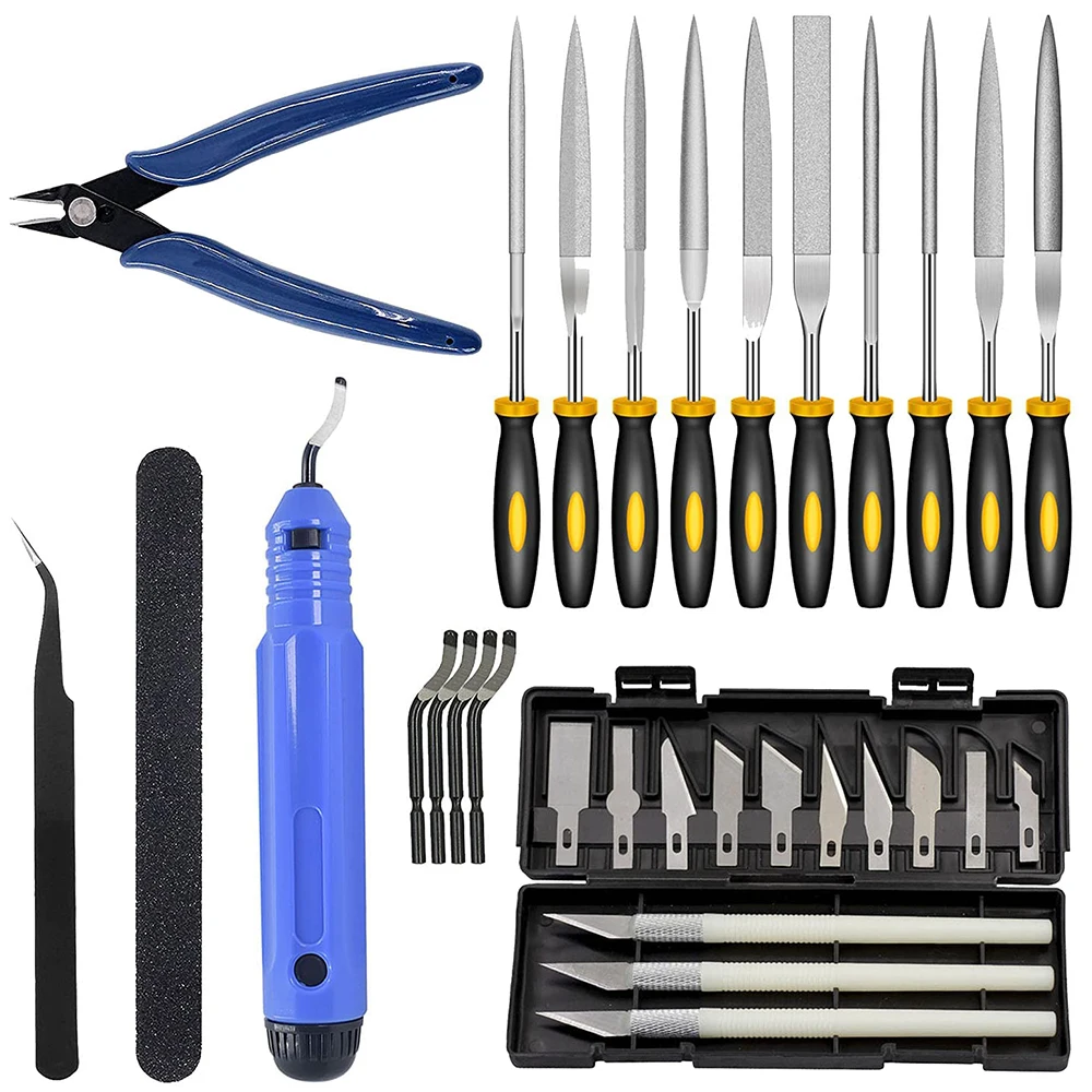 Multiple Models 3d Printer Tool Kit Aparar Faca Raspador Agulha de Limpeza Pinças Alicates Rebarbas Faça Você Mesmo Ferramentas de Impressão - Imagem 3