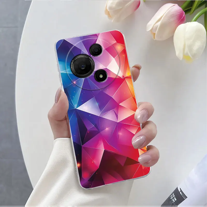 Flower Marble Clear Soft Silicone Phone Case - Enhanced Protection and Style