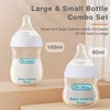 Dr.isla Glass Bottles Newborn Feeding Bottles 80ML/160ML Baby Bottle Anti-flatulence Milk Feeding Bottles Infant BPA free 4