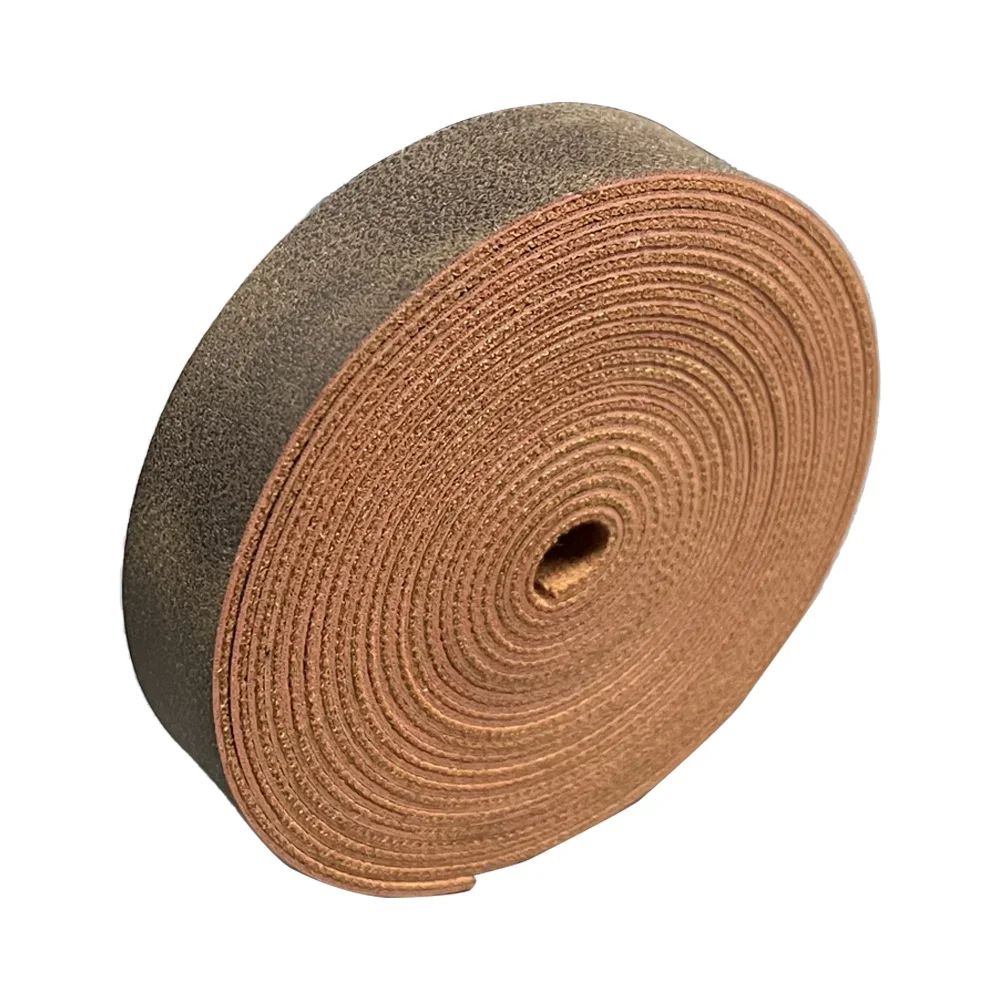 Oil brown brown crazy horse leather pu environmentally friendly material handmade DIY work material leather carry strap1.25cm