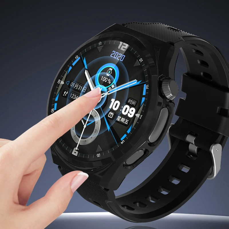 Enhanced Protective TPU Soft Shell Bumper for Smartwatch – Full Coverage Screen Protector and Case